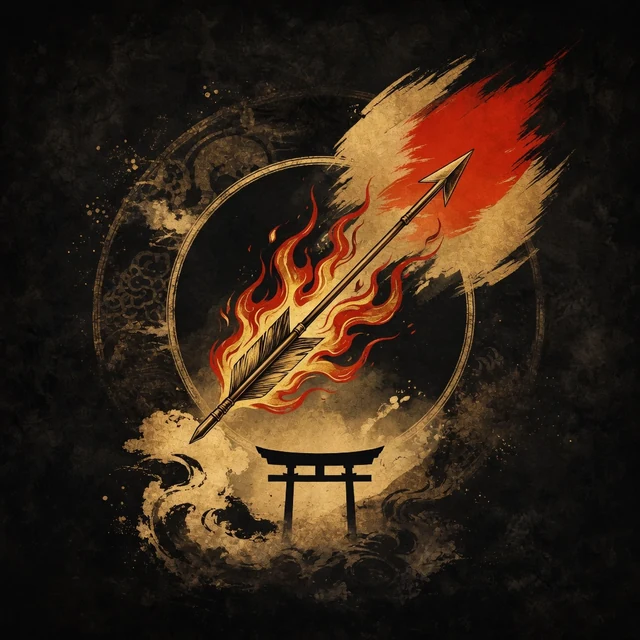 Arrow of the Rising Sun power artwork